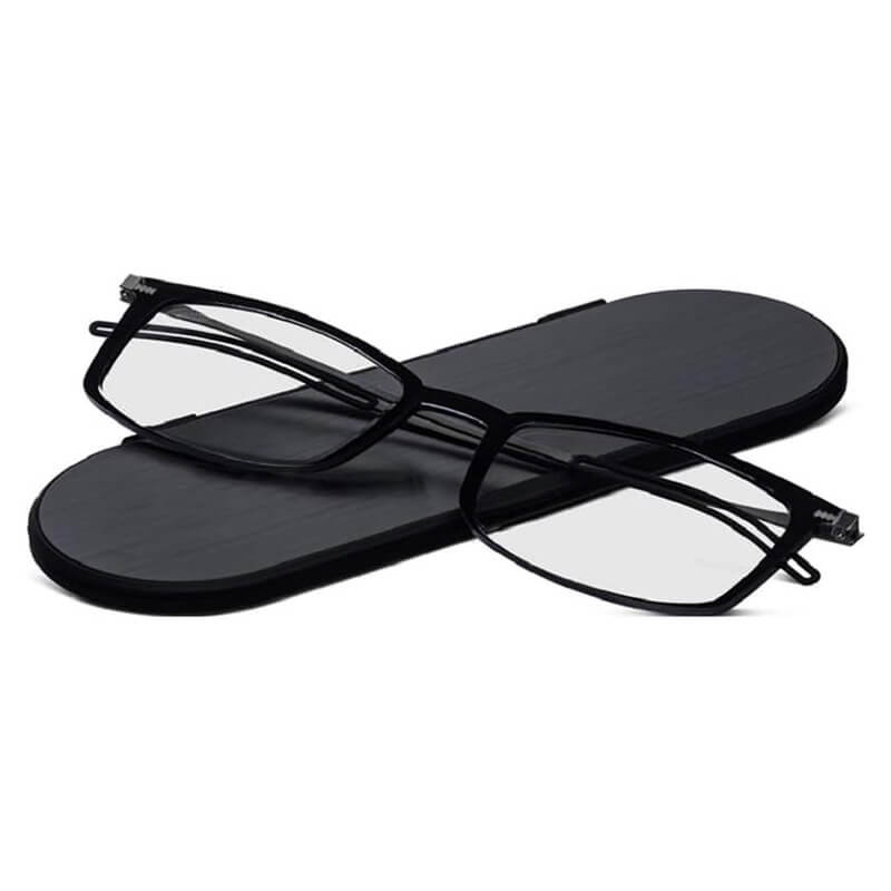 FeatherView - Rectangle Reading Glasses with Aluminum Case