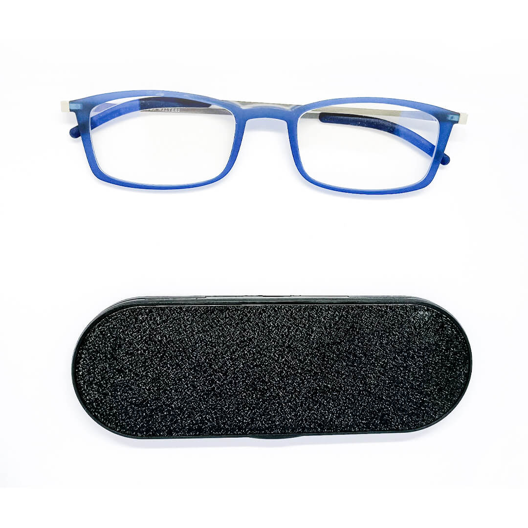 FeatherView - Rectangle Reading Glasses with Aluminum Case
