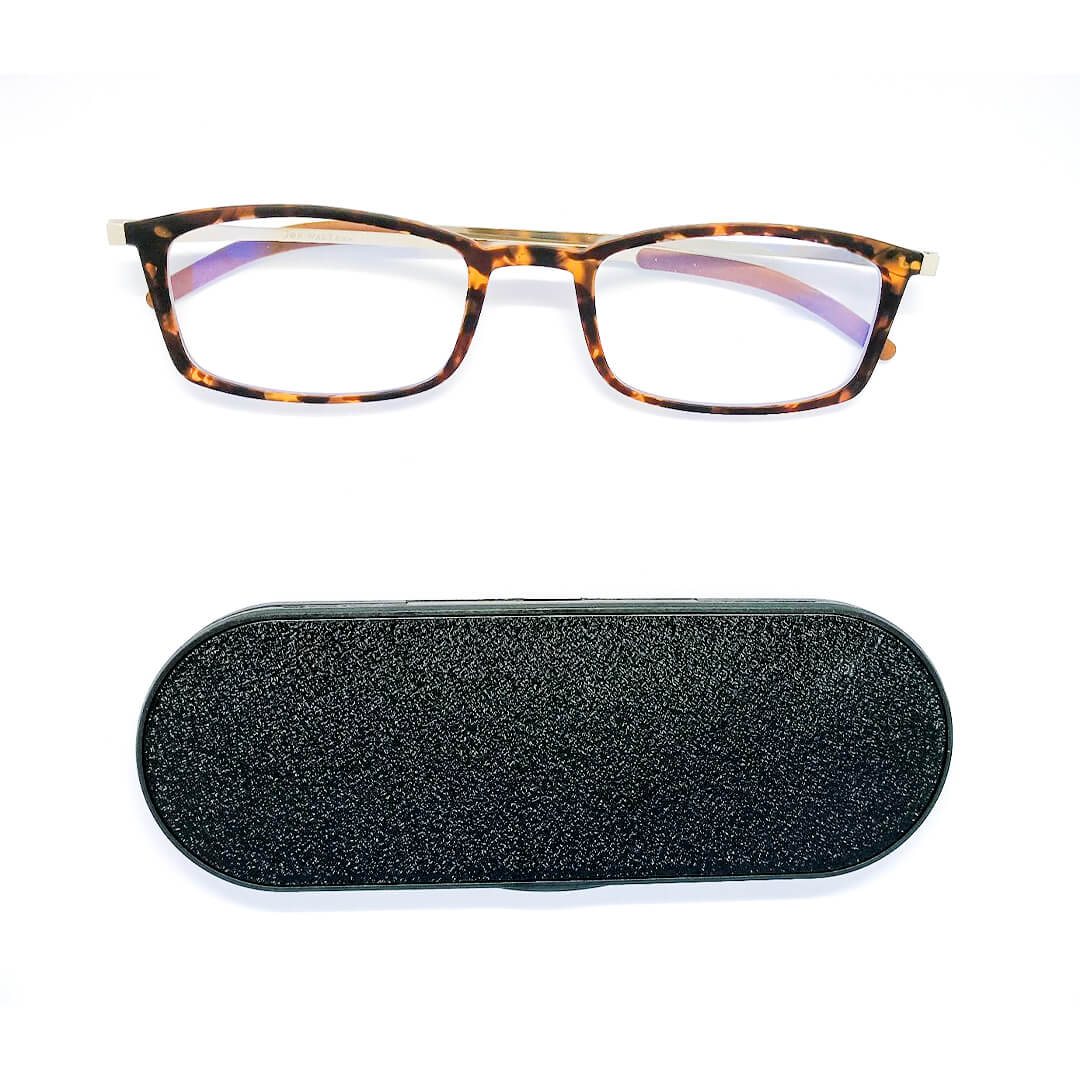 FeatherView - Rectangle Reading Glasses with Aluminum Case