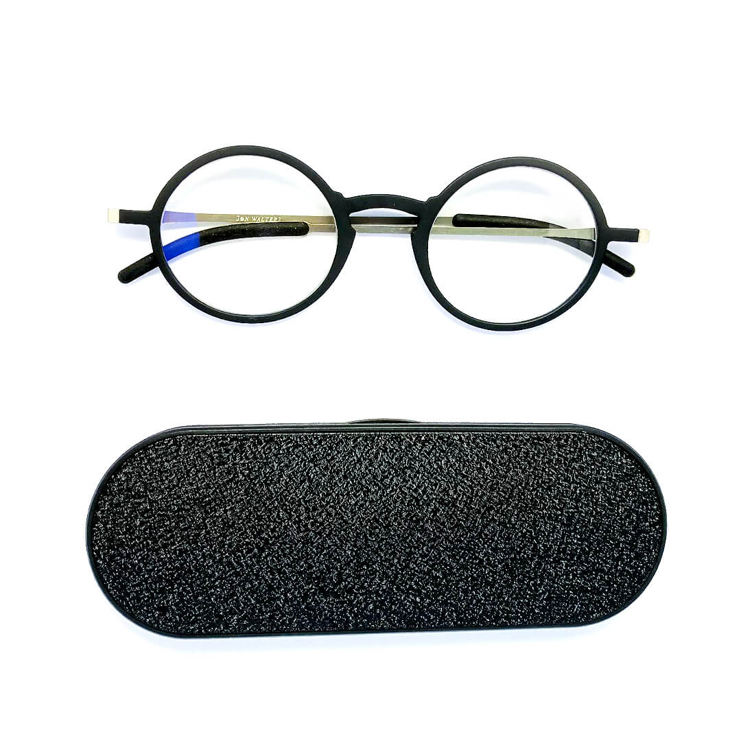 FeatherView - Round Reading Glasses with Aluminum Case