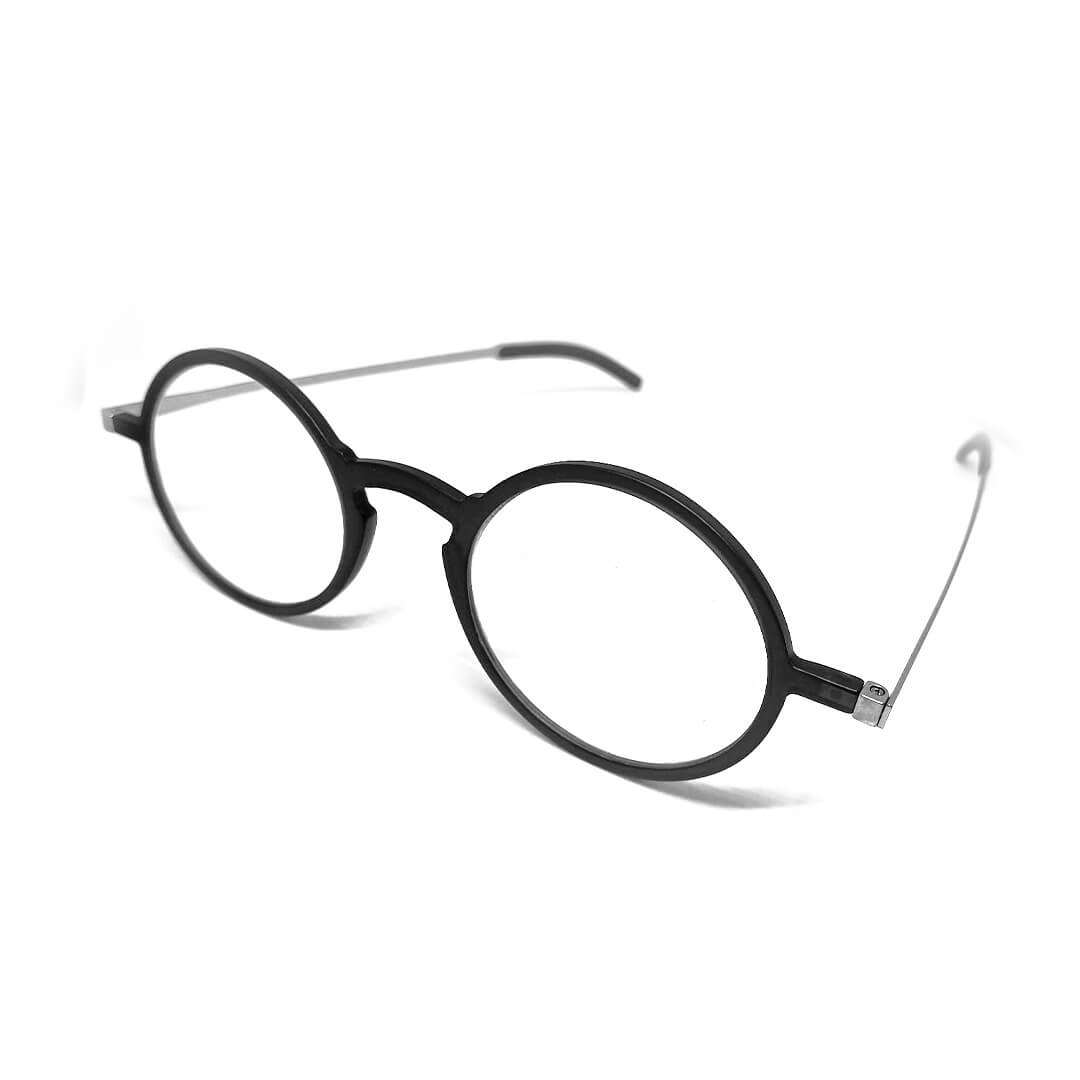 FeatherView - Round Reading Glasses with Aluminum Case