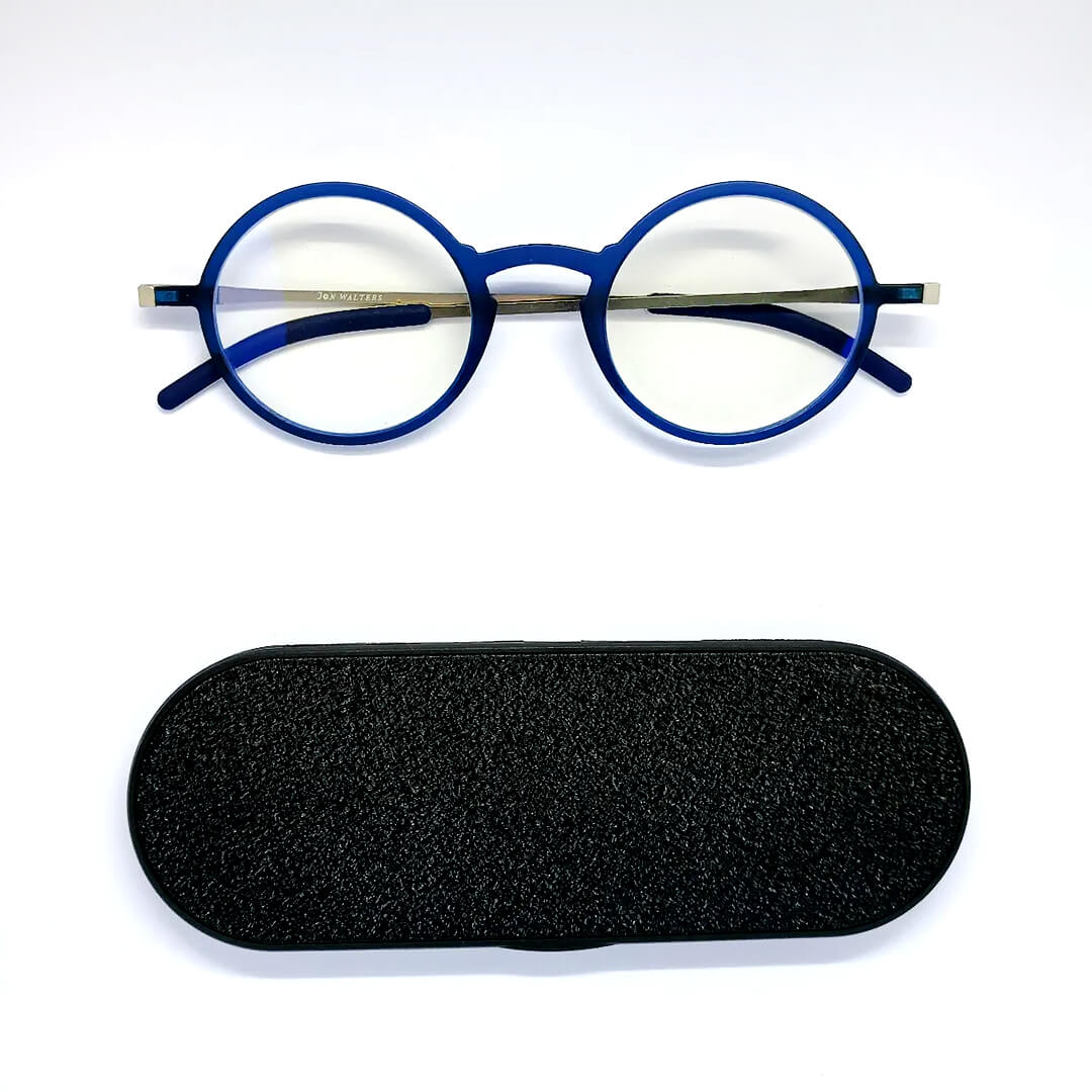 FeatherView - Round Reading Glasses with Aluminum Case