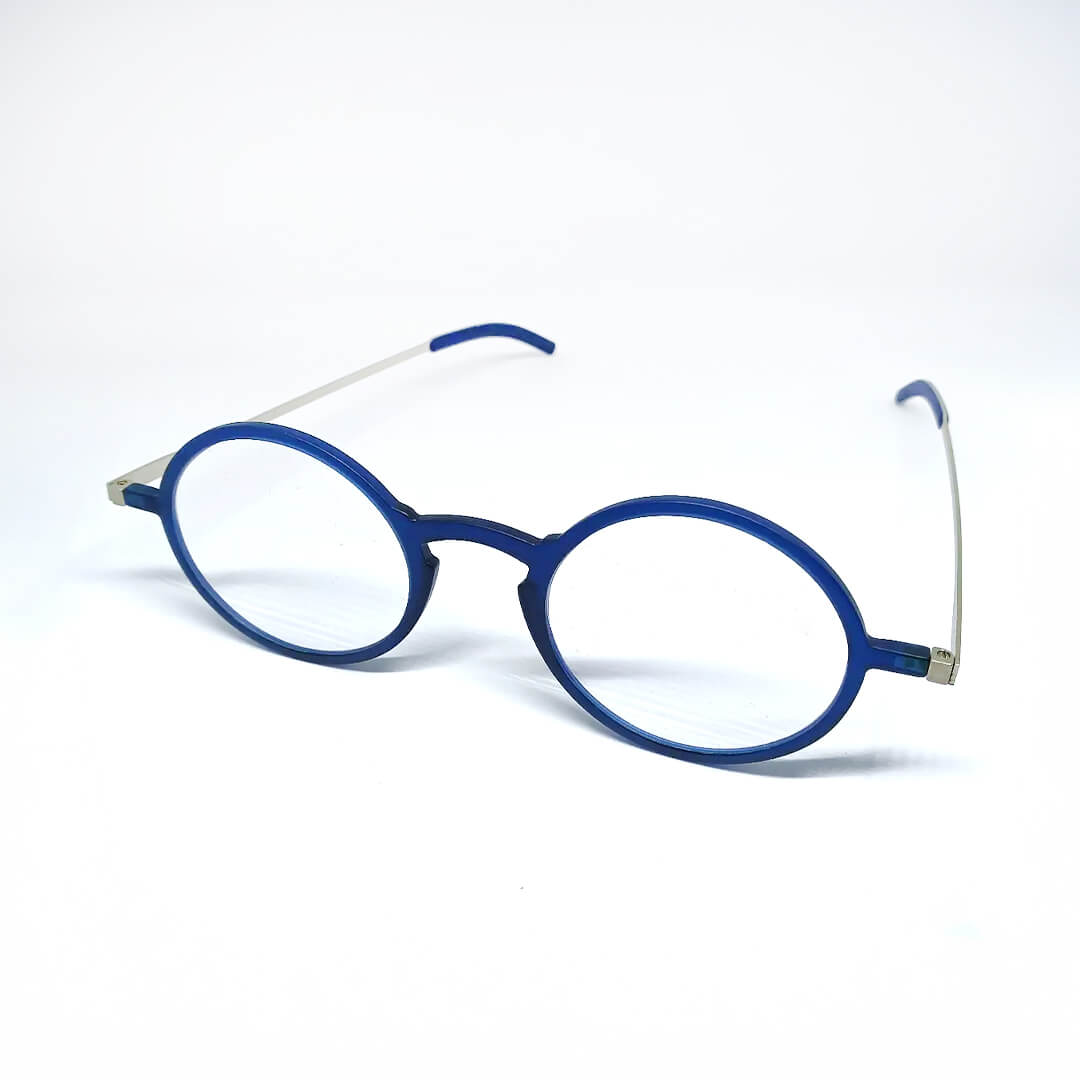 FeatherView - Round Reading Glasses with Aluminum Case
