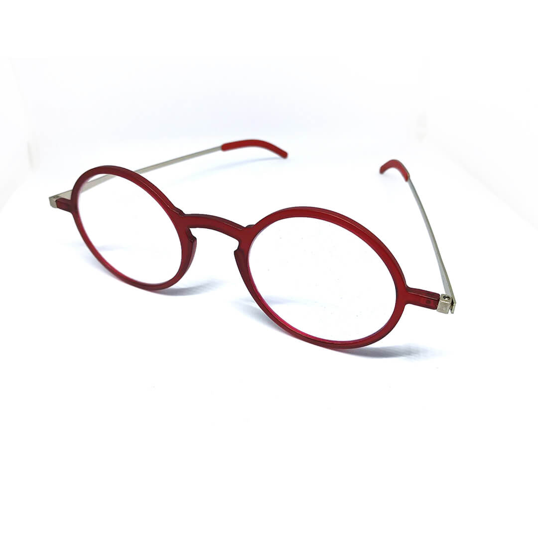 FeatherView - Round Reading Glasses with Aluminum Case