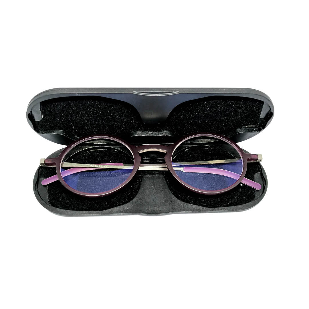 FeatherView - Round Reading Glasses with Aluminum Case
