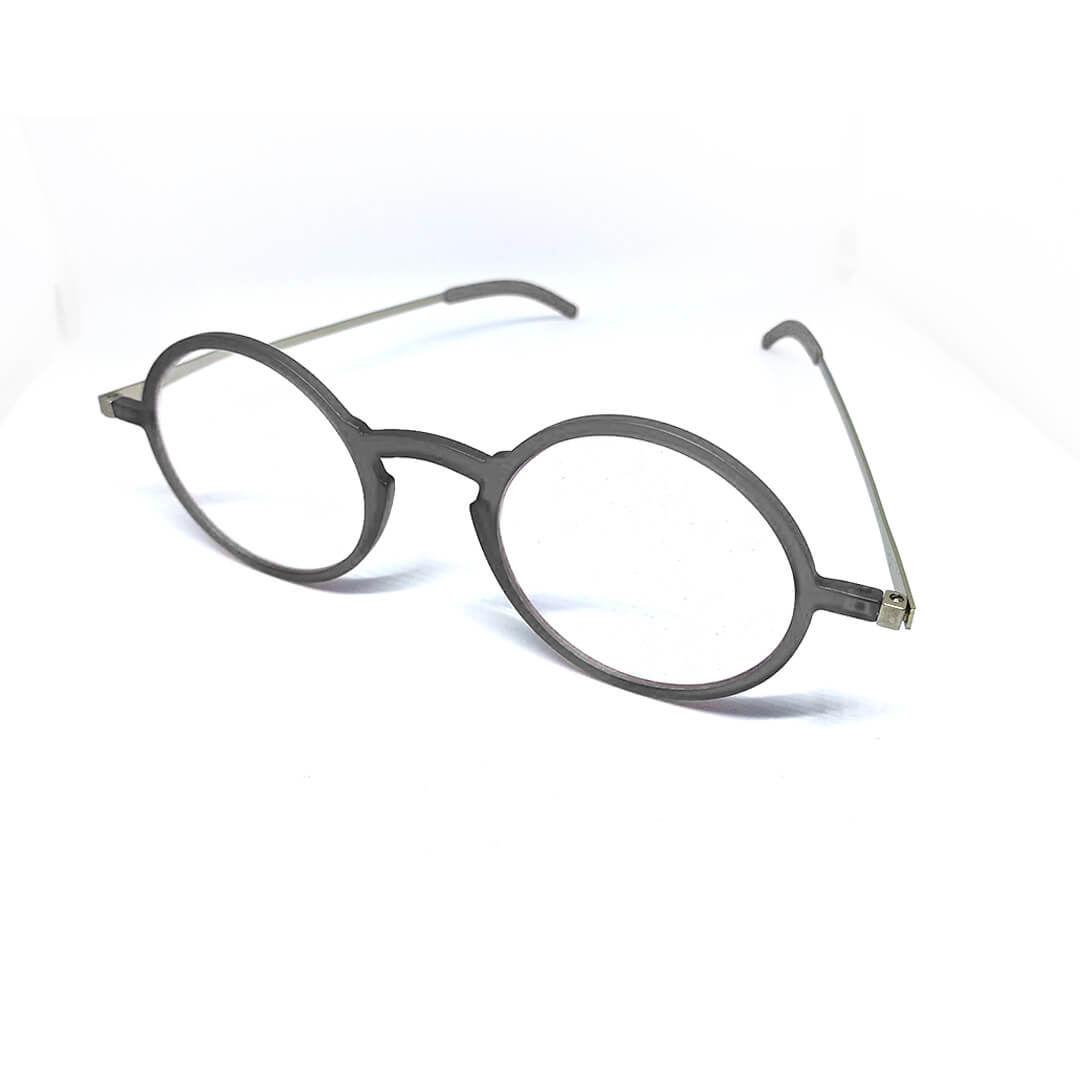 FeatherView - Round Reading Glasses with Aluminum Case