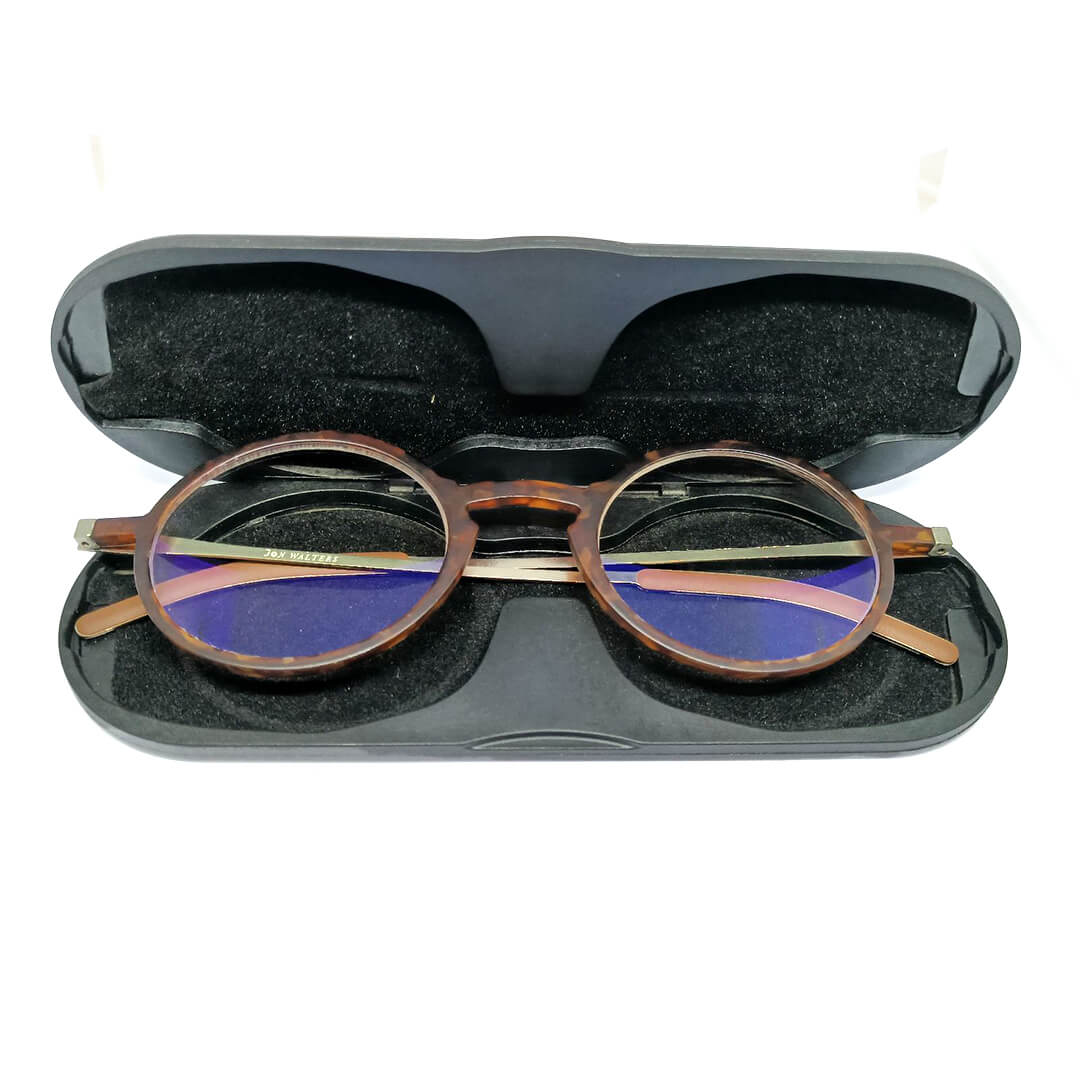 FeatherView - Round Reading Glasses with Aluminum Case