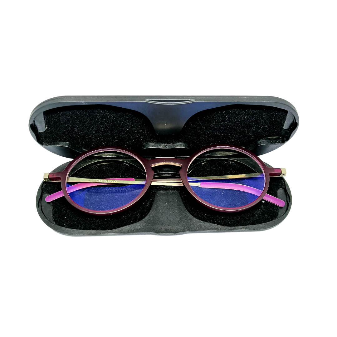 FeatherView - Round Reading Glasses with Aluminum Case