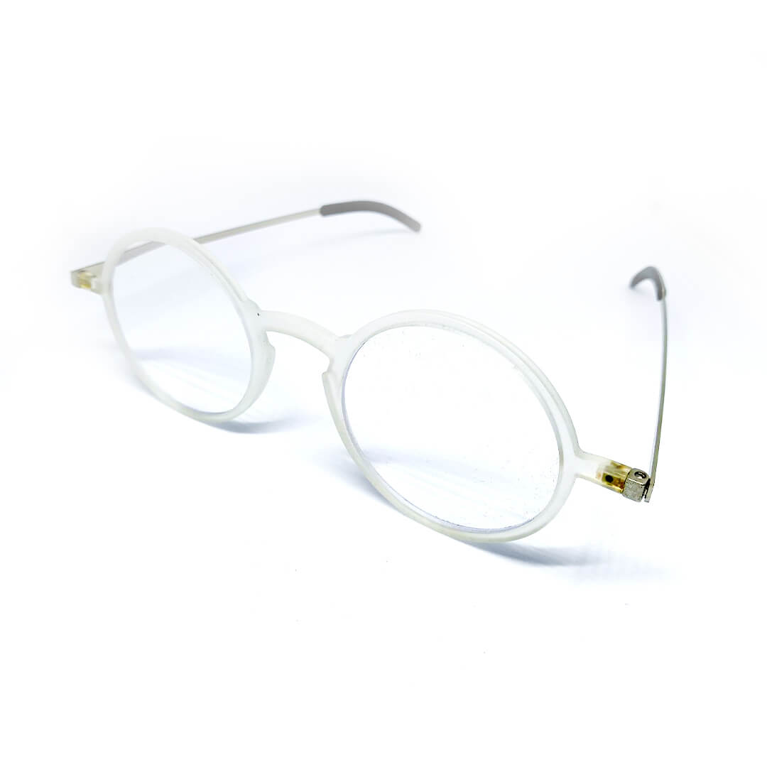 FeatherView - Round Reading Glasses with Aluminum Case