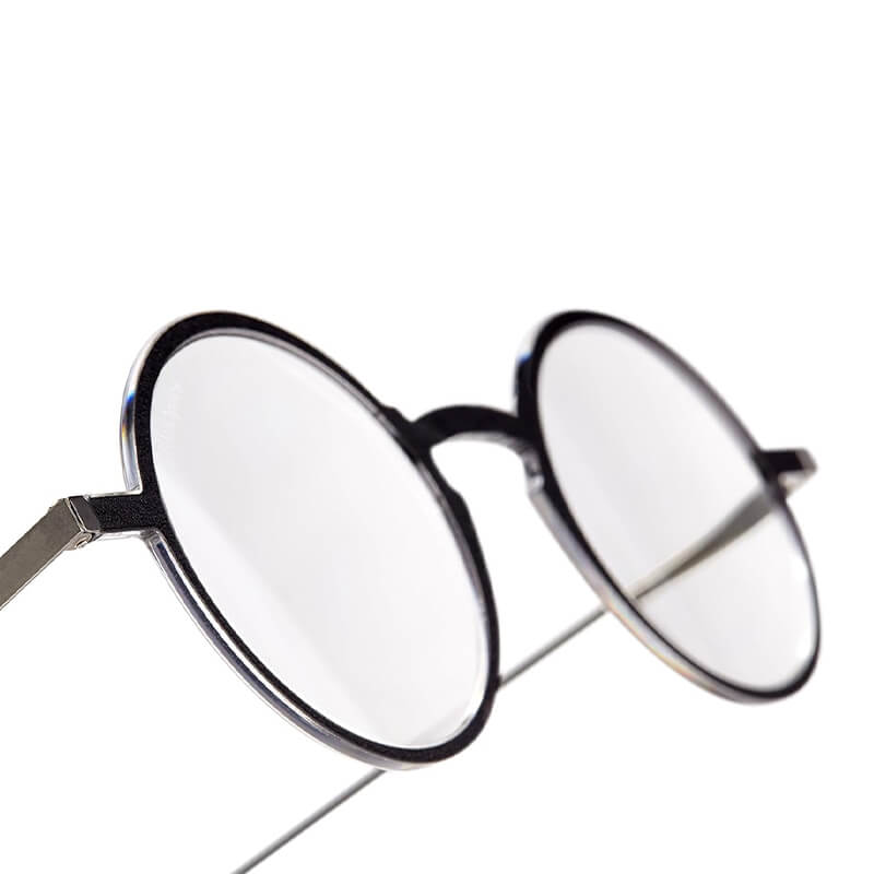 FeatherView - Round Reading Glasses with Aluminum Case