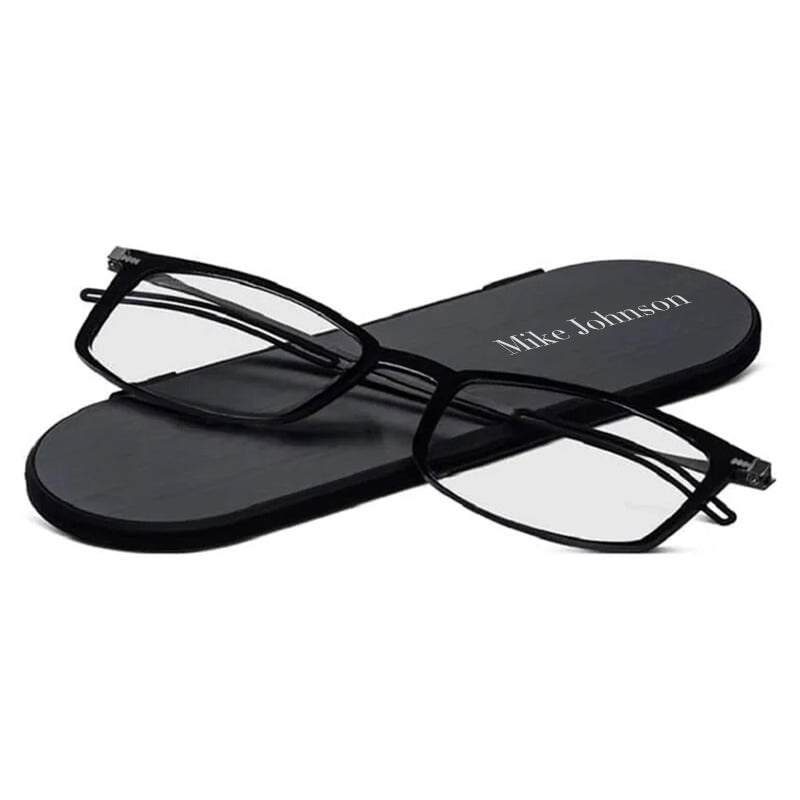 FeatherView - Rectangle Reading Glasses with Aluminum Case