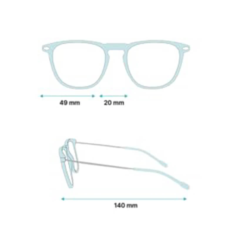 GlideLite – Nylon Unisex Reading Glasses with Compact Case